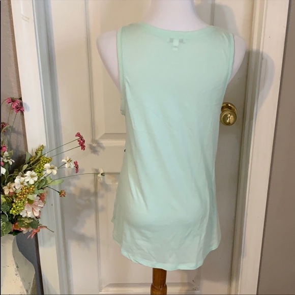 🌺 Express teal studded tank size M. - Picture 4 of 5